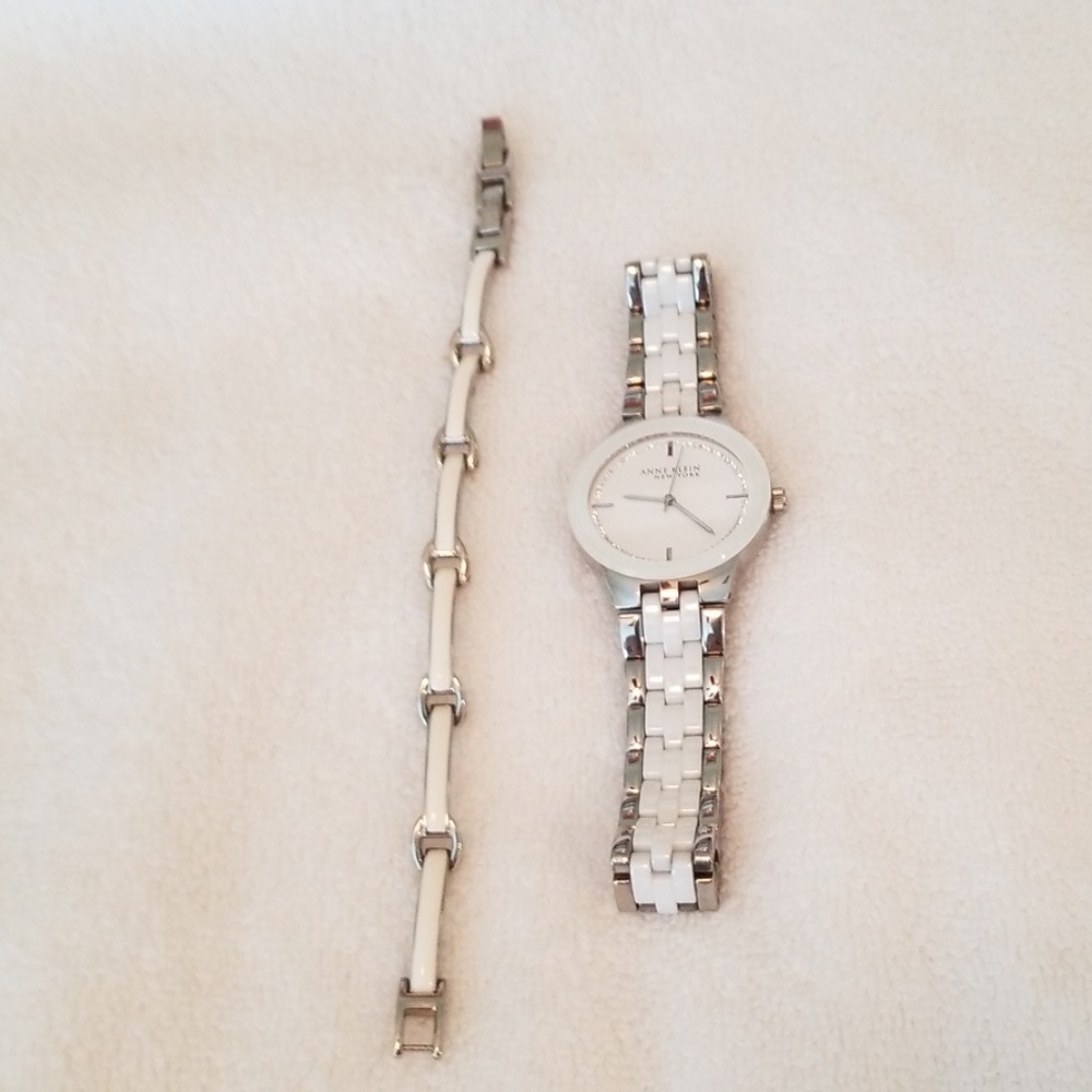 Anne Klein Ladies watch and matching bracelet